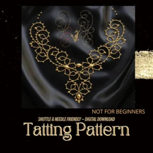 FREE Valkyrja Lace Necklace Pattern | Needle & Shuttle Tatting PDF