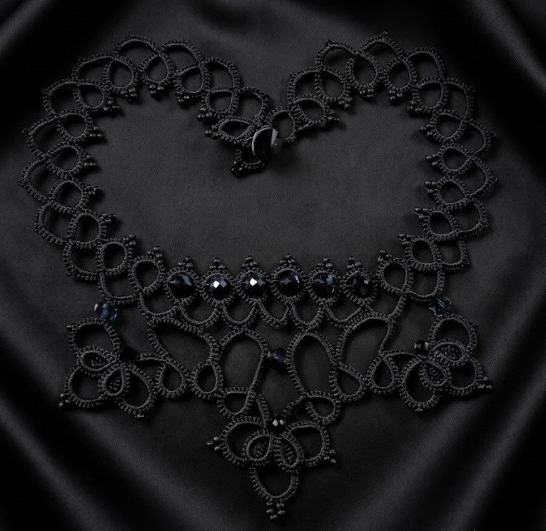 Victorian Black Tatting Lace Choker | Elegant Gothic Lace Necklace | Handmade Everyday Statement Jewelry | Signature Essentials Collection - Image 11