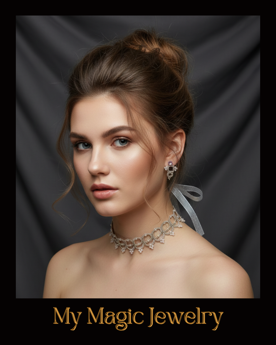 Luxury Handmade Wedding Jewelry Set Tatting Pattern | Victorian Lace Necklace, Choker & Earrings PDF Tutorial | Shuttle & Needle Tatting | NOT for Beginners - Image 7