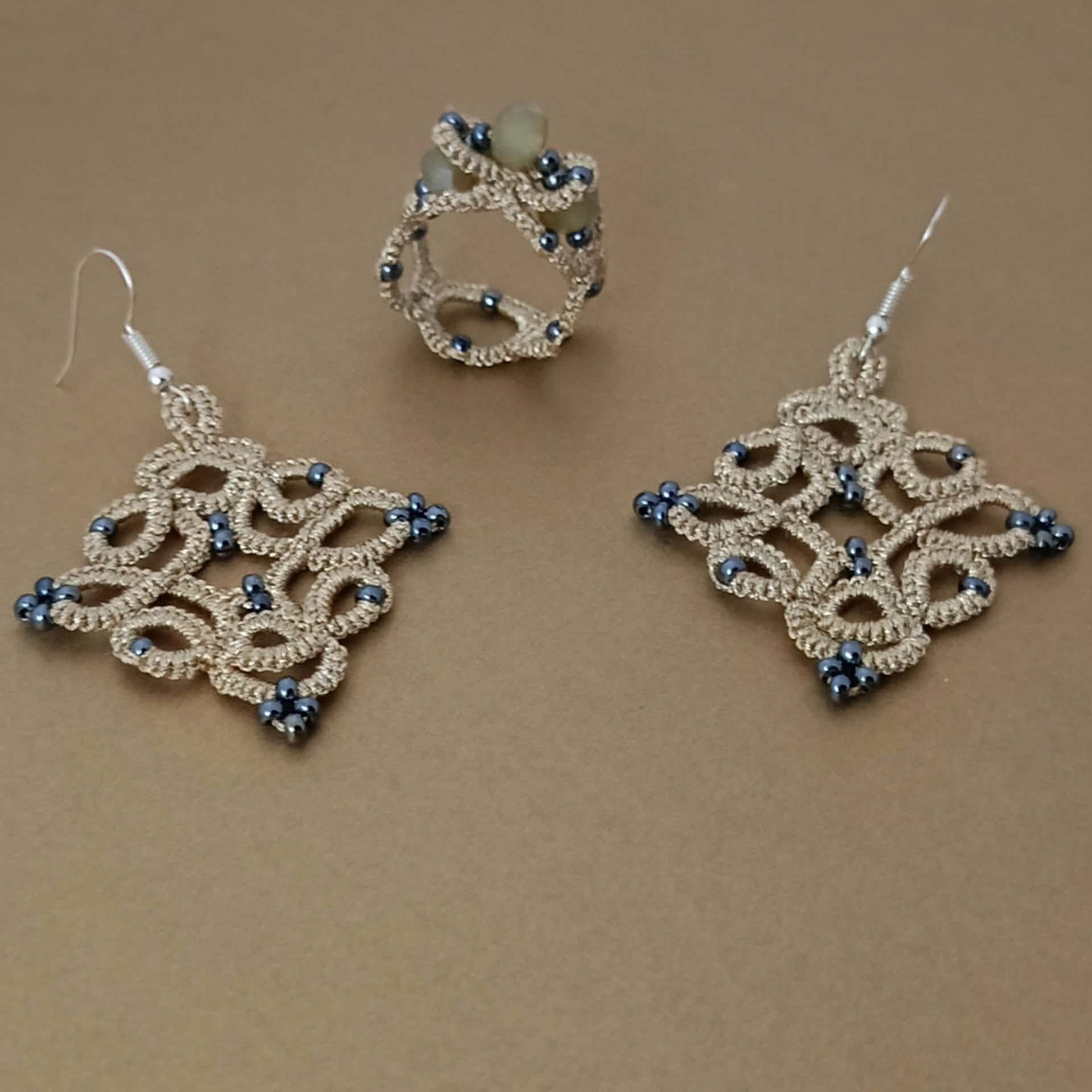 4-in-1 Tatting Lace Jewelry Pattern Set – Advanced Chokers, Bracelet, Earrings & Ring | Lace Design 2025 | Not for Beginners - Image 8