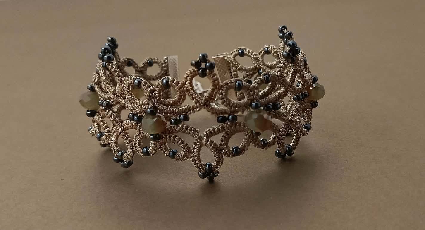 4-in-1 Tatting Lace Jewelry Pattern Set – Advanced Chokers, Bracelet, Earrings & Ring | Lace Design 2025 | Not for Beginners - Image 14