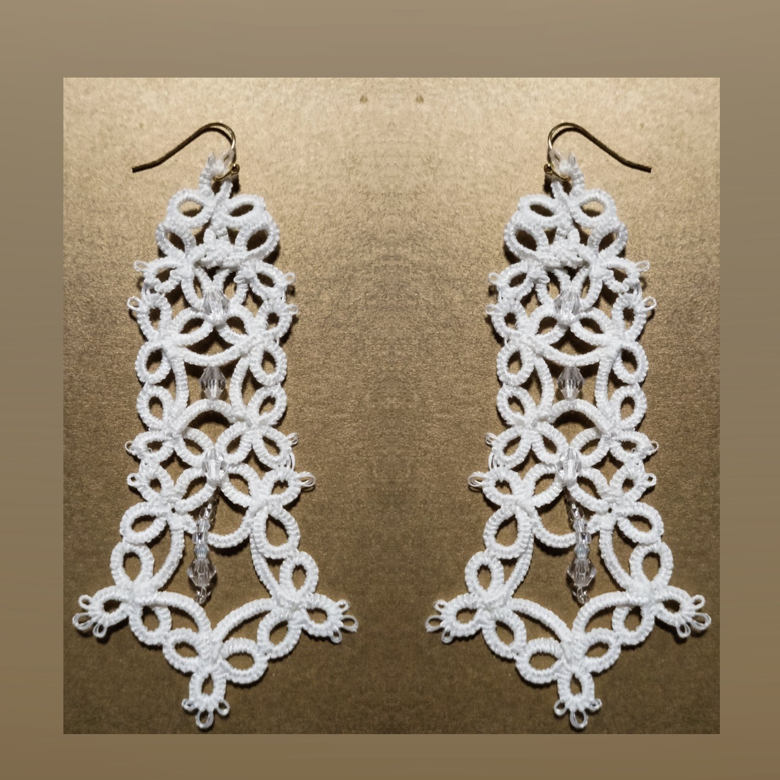 3-in-1 Tatting Lace Earrings Collection | Advanced Shuttle & Needle Pattern | Mix & Match Bridal Designs | Original 2023 Design - Image 15