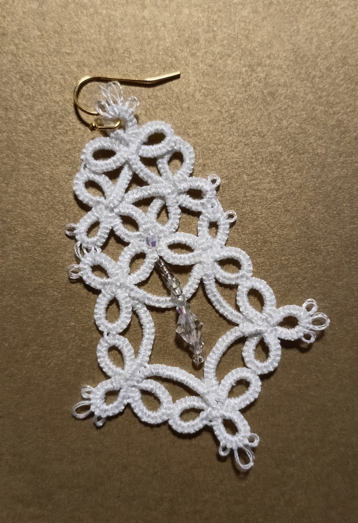 3-in-1 Tatting Lace Earrings Collection | Advanced Shuttle & Needle Pattern | Mix & Match Bridal Designs | Original 2023 Design - Image 16