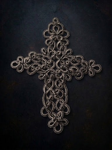 Eternal Cross Tatting Lace Pattern | 6-in-1 Christian Cross Ornament | Needle & Shuttle Tatting Pattern | Original 2026 Design - Image 6