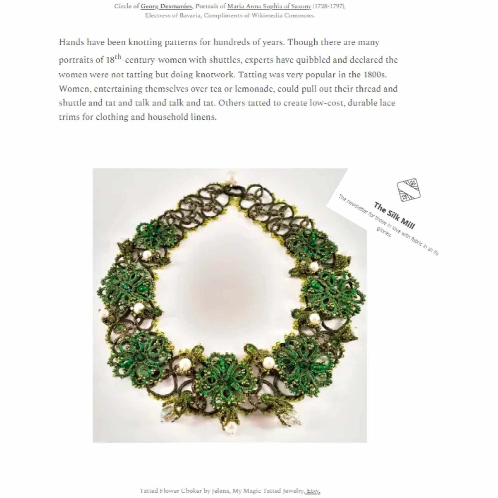 Flower Tatting Necklace Pattern – Advanced Frivolité Lace Tutorial PDF | Shuttle & Needle | NOT for Beginners - Image 8