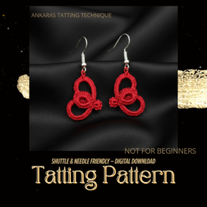 Valentine Heart Lace Tatting Pattern | ANKARS Tatting Technique | Intermediate PDF Pattern | Needle & Shuttle Original 2026 Design