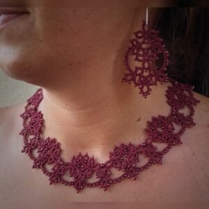 Victorian Lace Couture™ | Black Gothic Tatting Lace Earrings | Handmade Victorian Statement Jewelry | Original 2022 Design